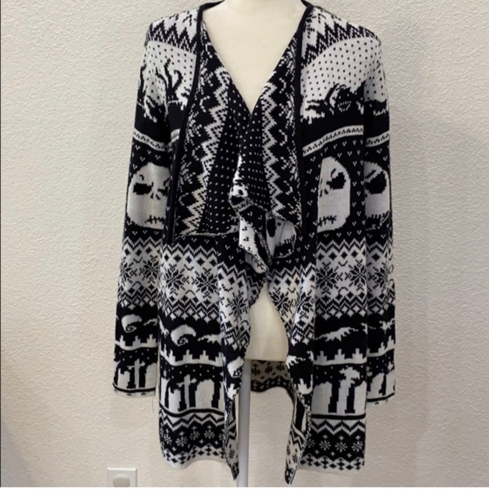 Nightmare Before Christmas Jack Cardigan Small